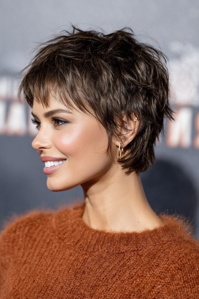 Tousled Shaggy Pixie Cut