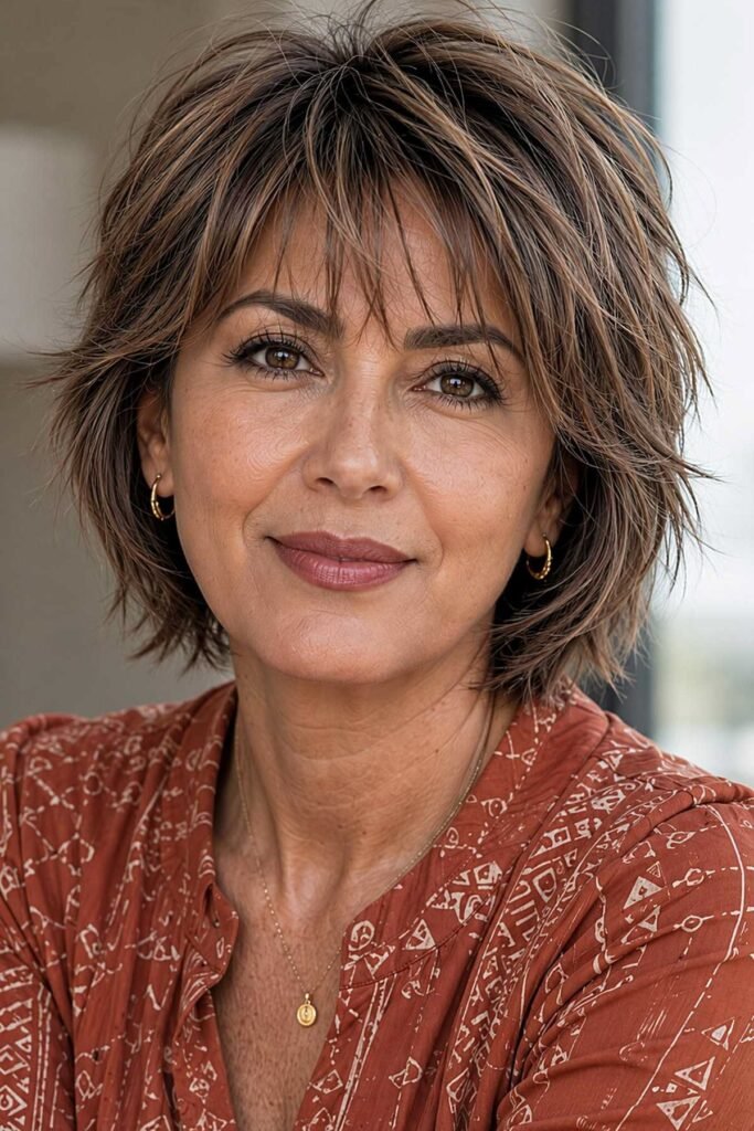 Tousled Textured Bob with Soft Layers