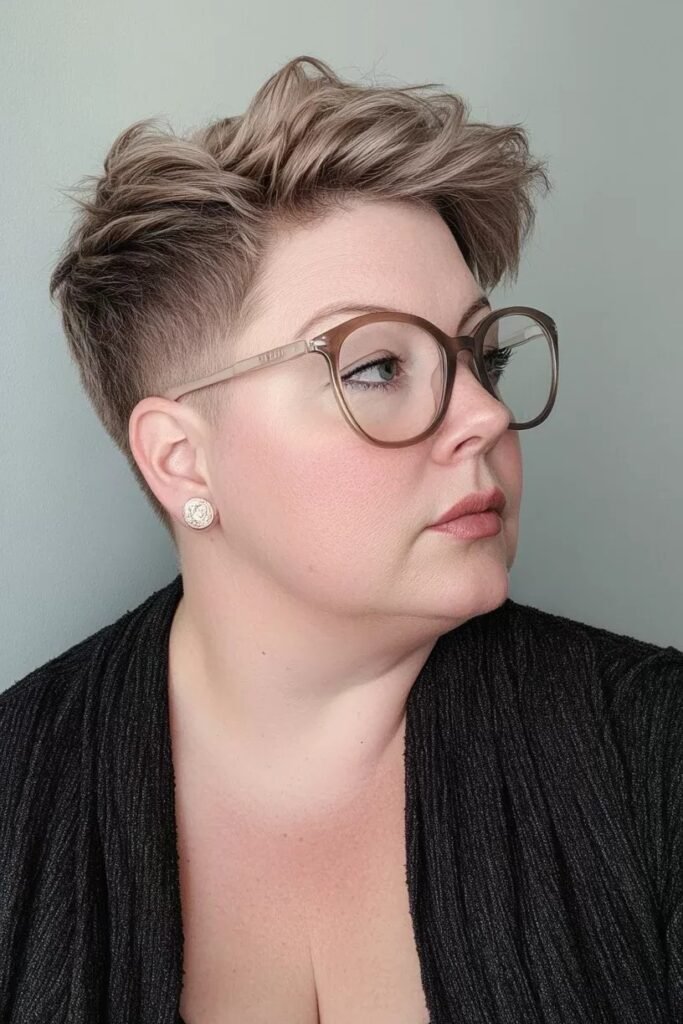 Undercut Pixie with Textured Spiky Top