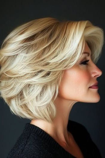 Voluminous Layered Shag