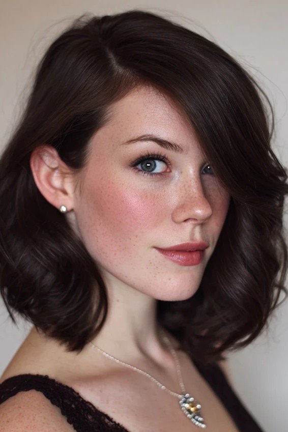 Wavy Dark Chocolate Textured Lob