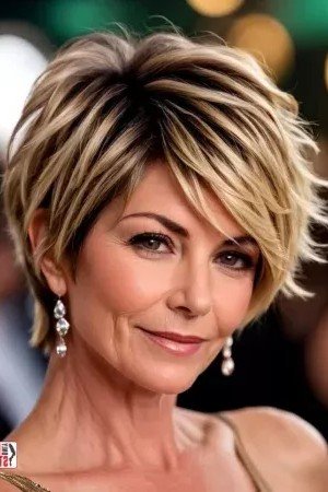 Choppy Layered Bob with Lightened Tips