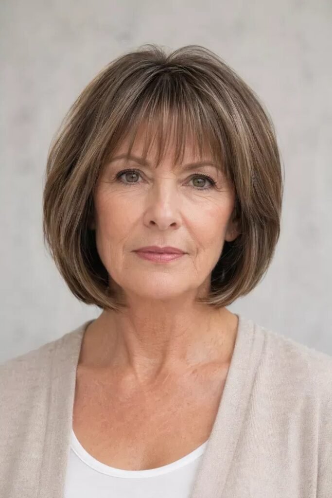 Classic Bob with Wispy Fringe