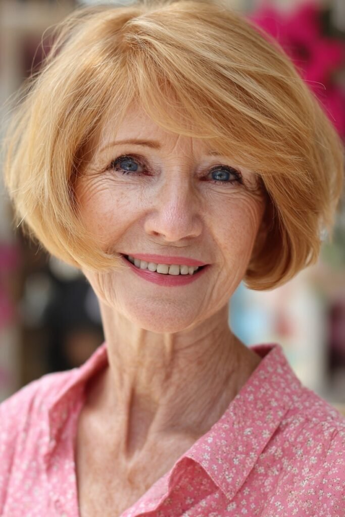 Classic Rounded Bob with Soft Face-Framing Layers