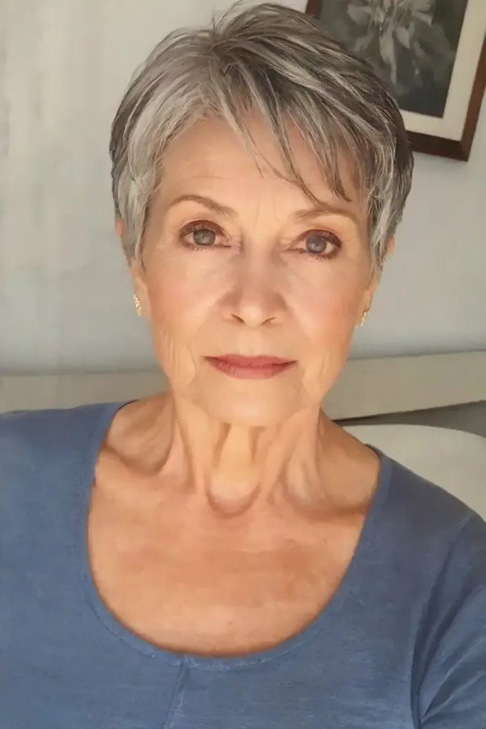 Classic Short Grey Pixie