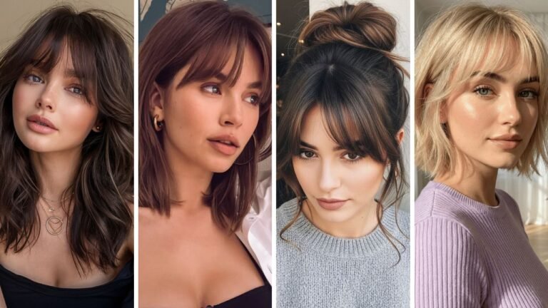 20 Stunning Curtain Bangs Haircuts That Frame Your Face Beautifully
