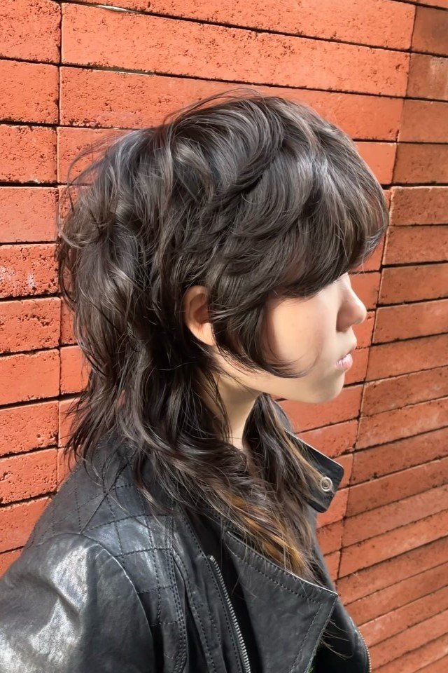 Dark Brown Textured Shag with Soft Layers