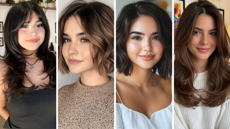 20 Beautiful Haircut for Round Face Styles That Slim and Flatter