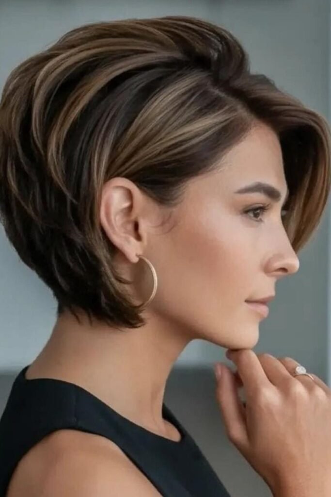 Layered Bob with Volume
