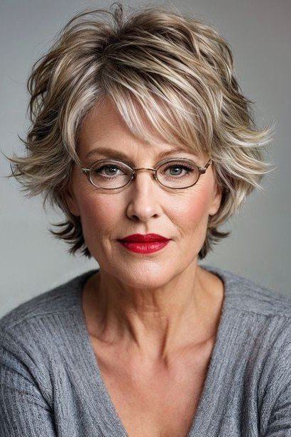 Layered Two-Tone Bob with Soft Waves
