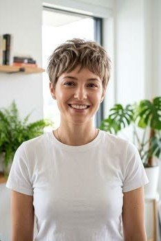 Light Brown Textured Shag Pixie