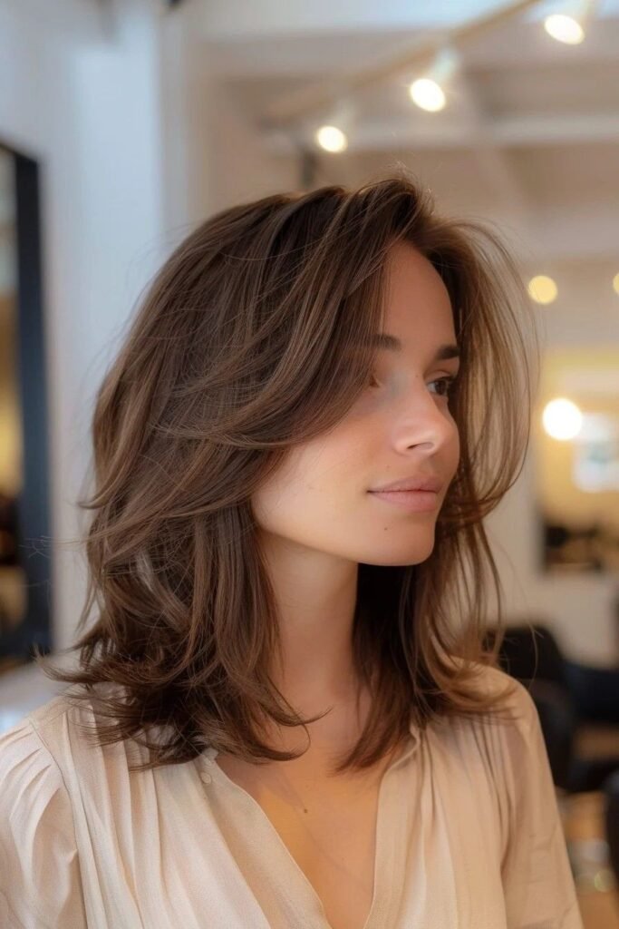 Medium-Length Soft Layers with Center Part