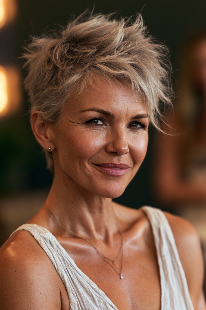 Messy Spiky Pixie Cut