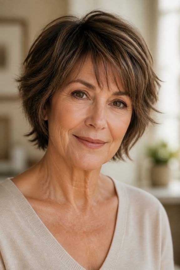 Piece-y Textured Bob with Soft Bangs