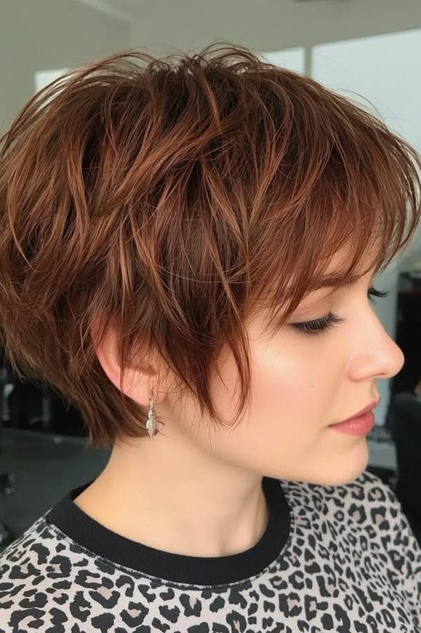 Piece-y Textured Pixie Bob with Soft Layers