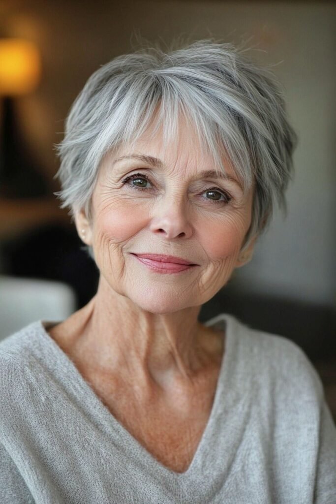 Piecey Textured Pixie Cut