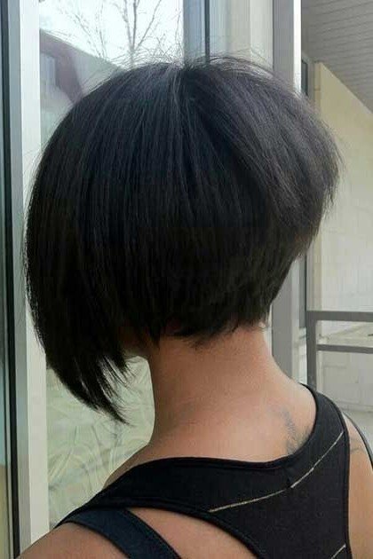 Polished Sleek Dark Bob