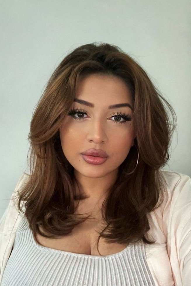 Rich Brunette Bob with Soft Internal Layers