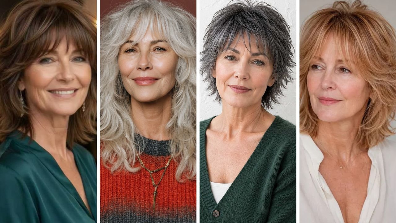 20 Shag Hairstyles for Women Over 60 That Boost Confidence and Volume