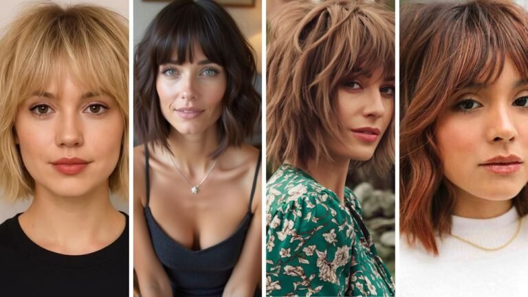 20 Shaggy Bob Hairstyles with Bangs That Boost Volume and Confidence