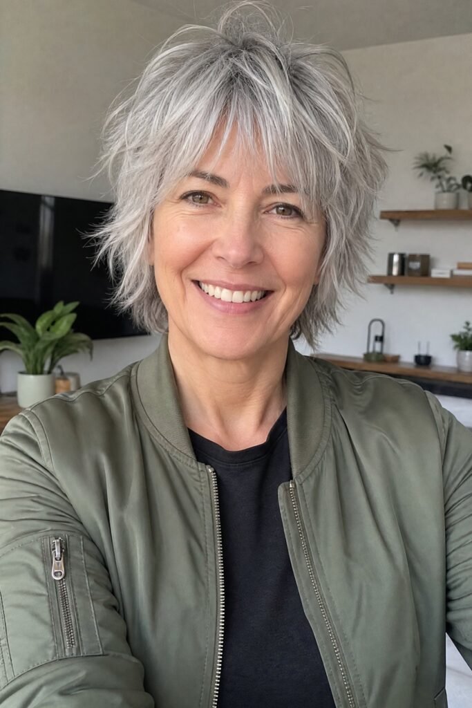 Shaggy Textured Pixie Cut