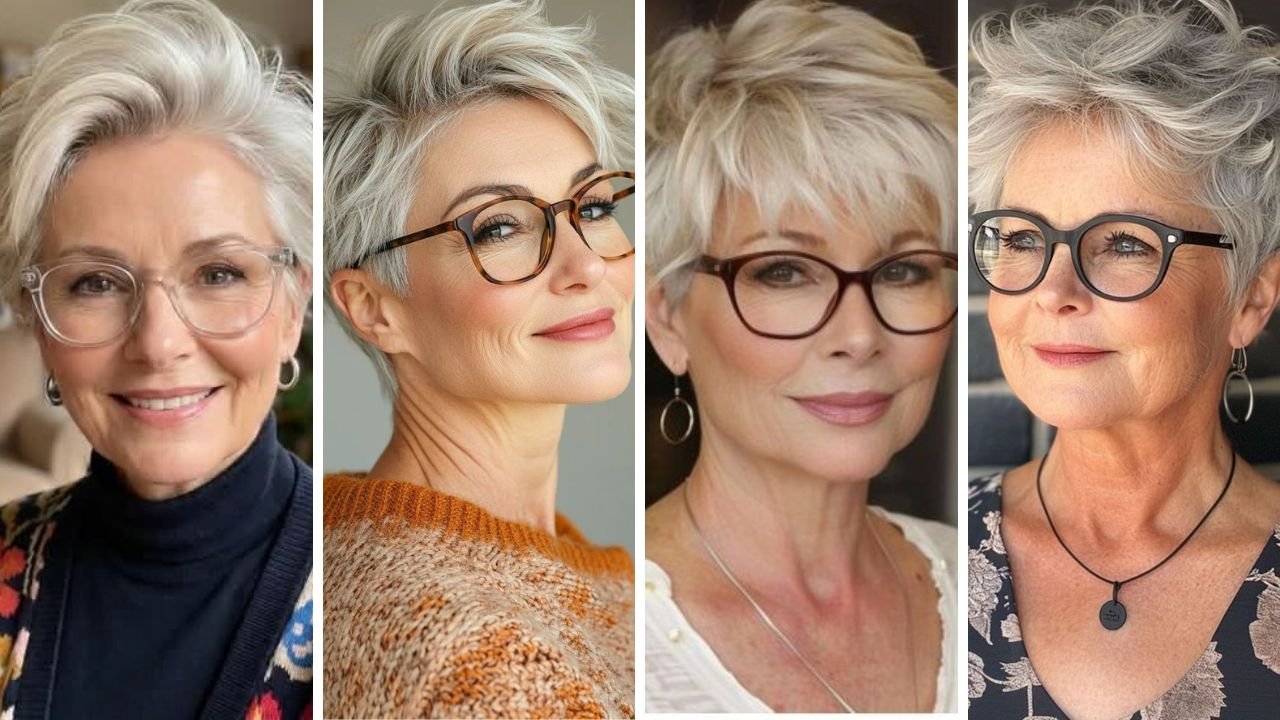 20 Short Haircuts for Women Over 60 with Glasses That Boost Confidence and Style