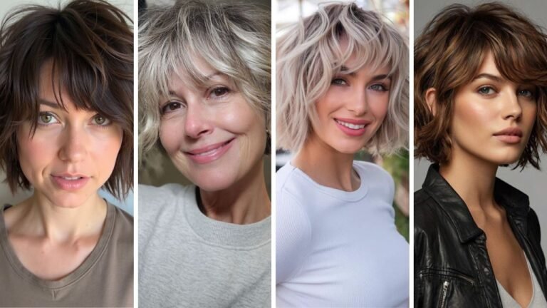 20 Short Messy Bob with Choppy Layers That Boost Volume and Style
