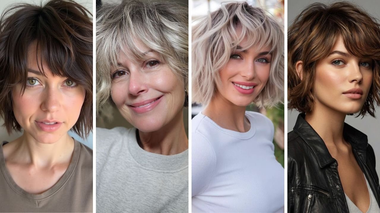 20 Short Messy Bob with Choppy Layers That Boost Volume and Style