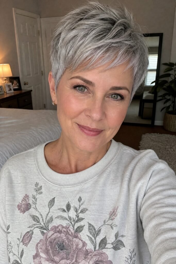 Short Piecey Pixie Cut with Texturized Layers