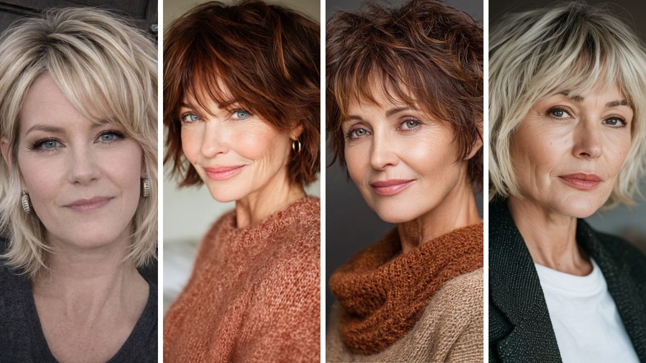 20 Short Shag Bob with Choppy Layers for Women Over 50 That Boost Volume and Style