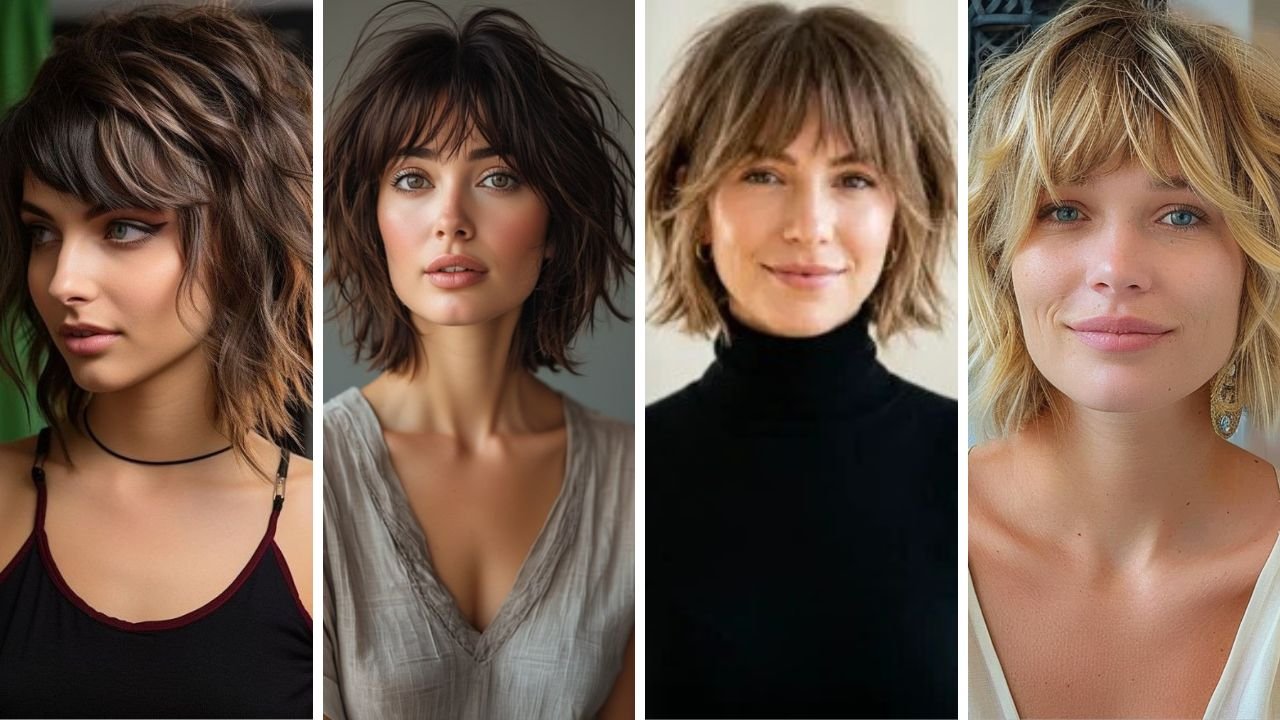 20 Short Shag Hairstyles with Bangs That Boost Volume and Confidence