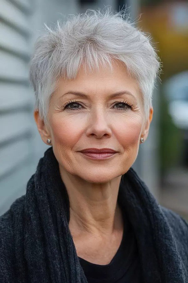 Short Tapered Pixie Cut
