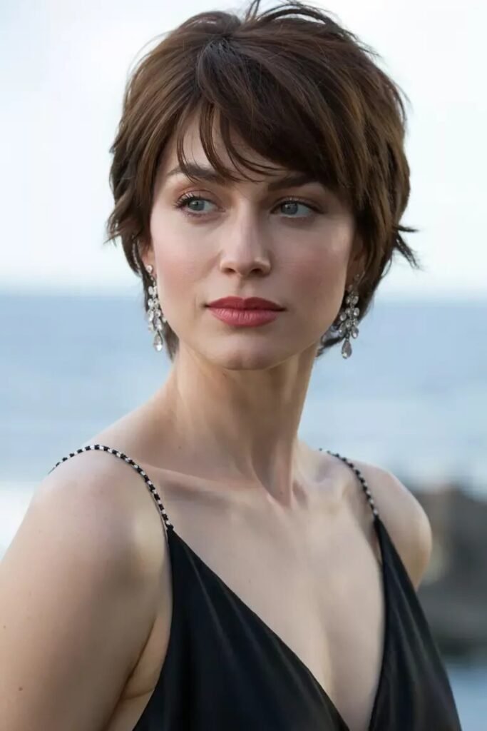 Short Textured Cut with Soft Layers