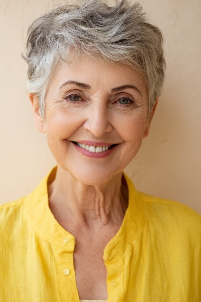 Short Textured Pixie Cut