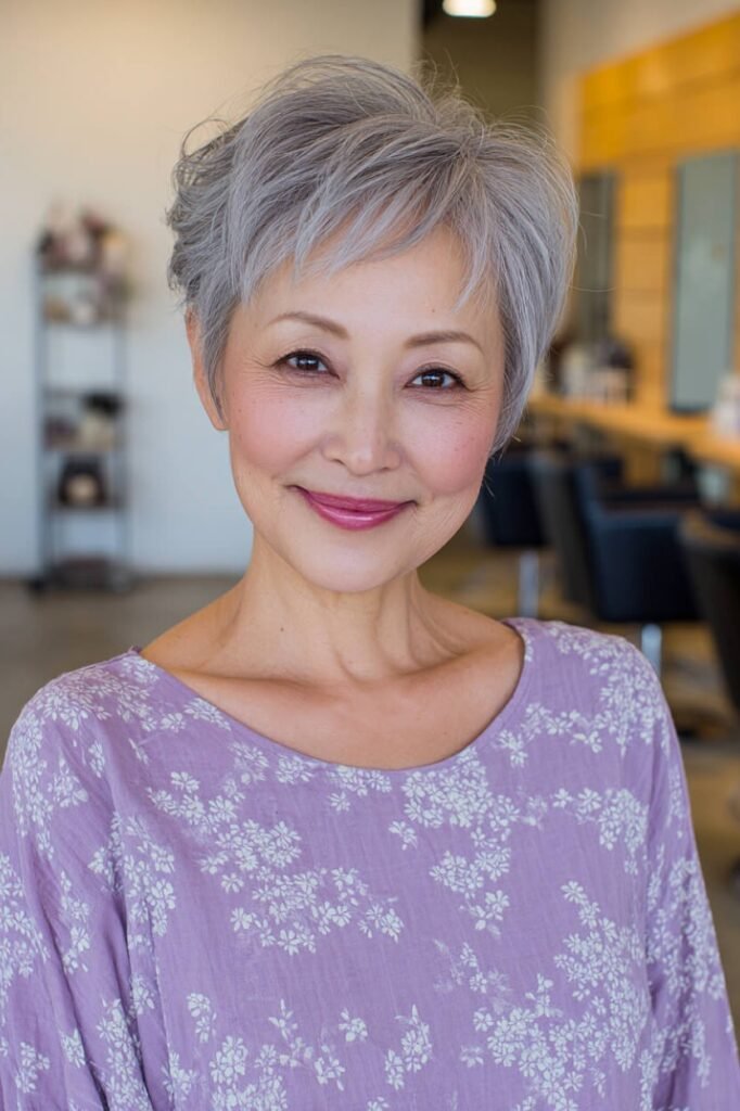 Short Textured Pixie Cut