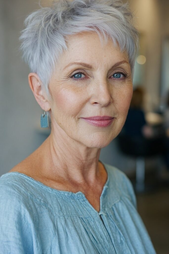 Short Textured Pixie Cut