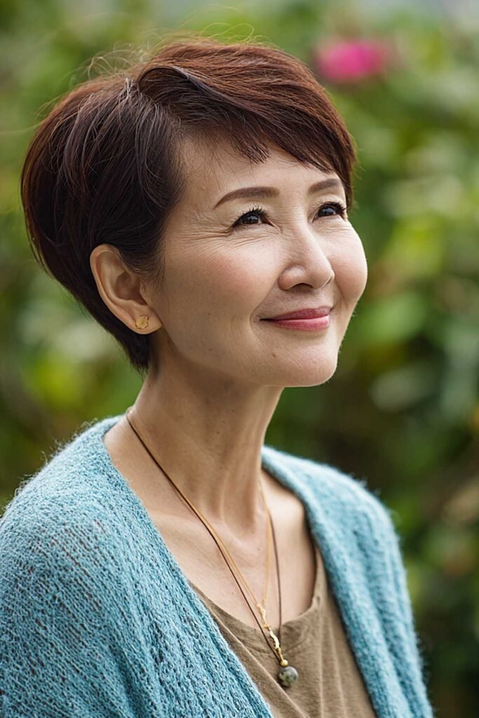 Short Textured Pixie Cut