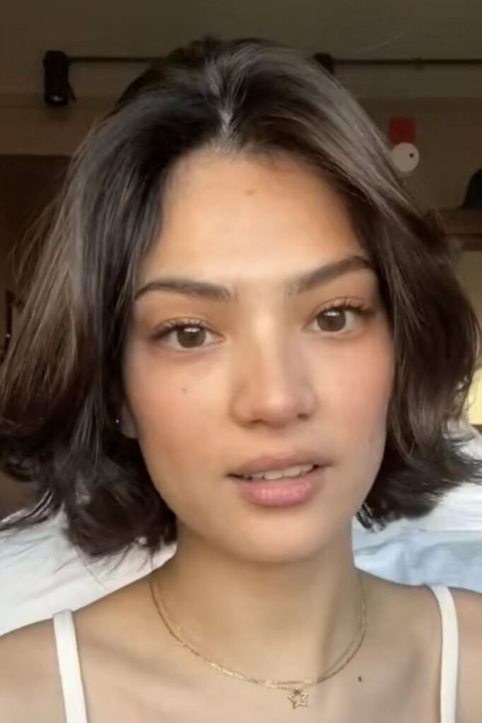 Short Tousled Bob with Natural Waves