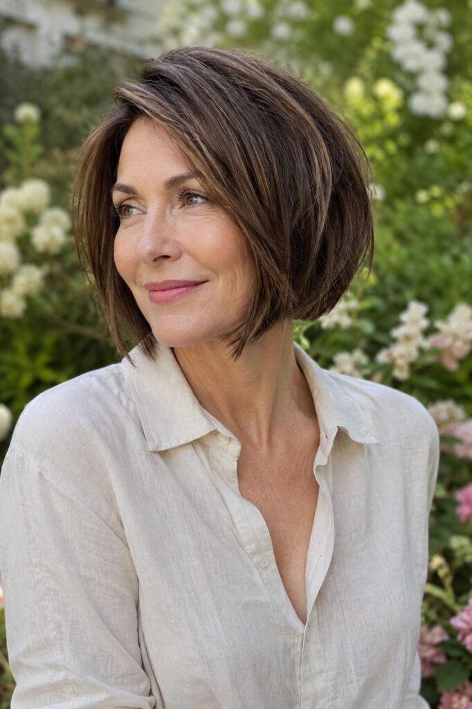 Sleek Classic Bob with Soft Layers