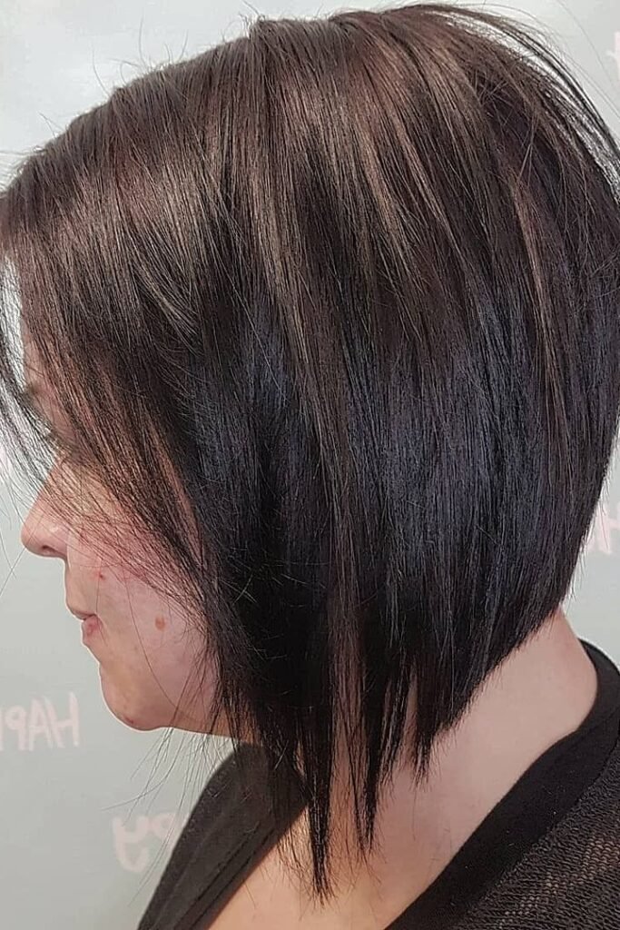 Sleek Dark Espresso Graduated Bob