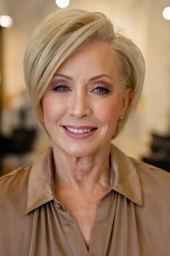 Sleek Side-Parted Bob