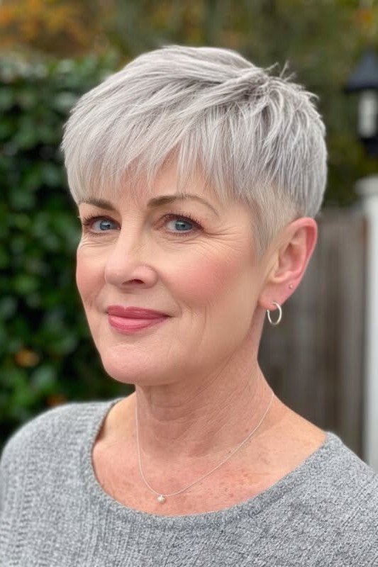 Soft Layered Pixie Cut