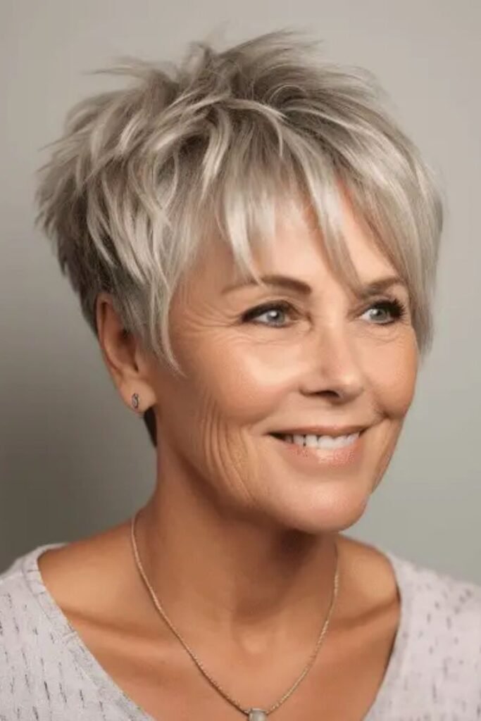 Soft Textured Pixie with Face-Framing Wispy Layers
