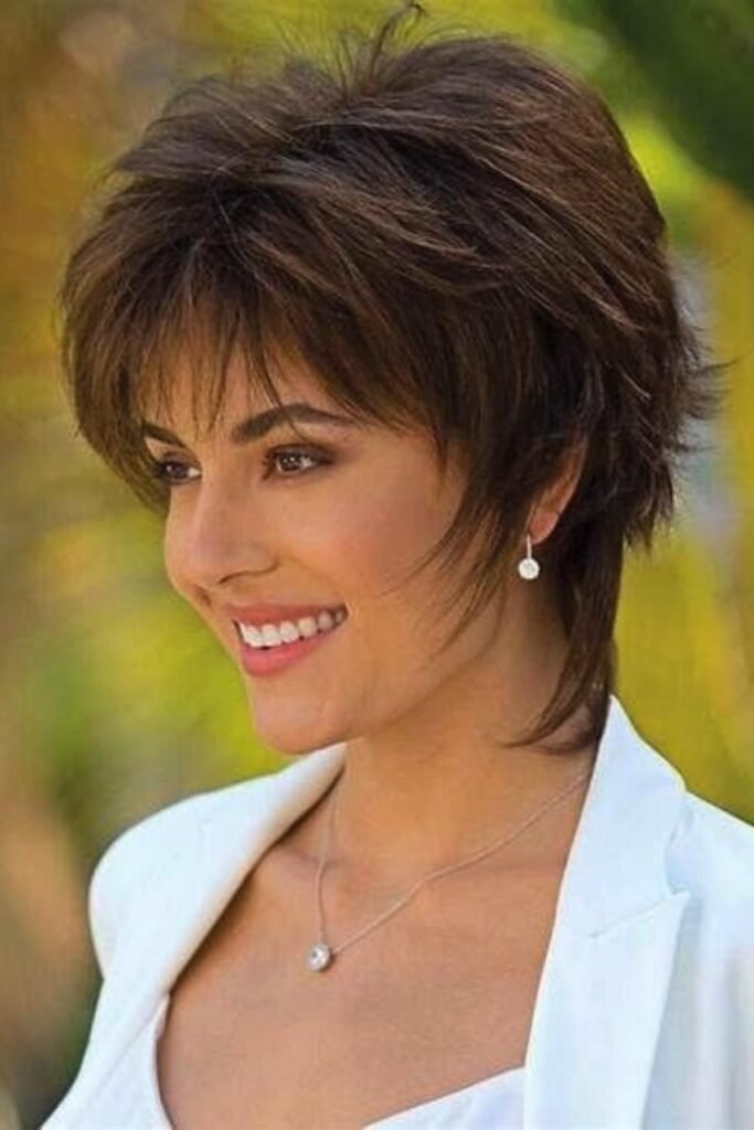 Soft Wavy Bob with Layered Bangs