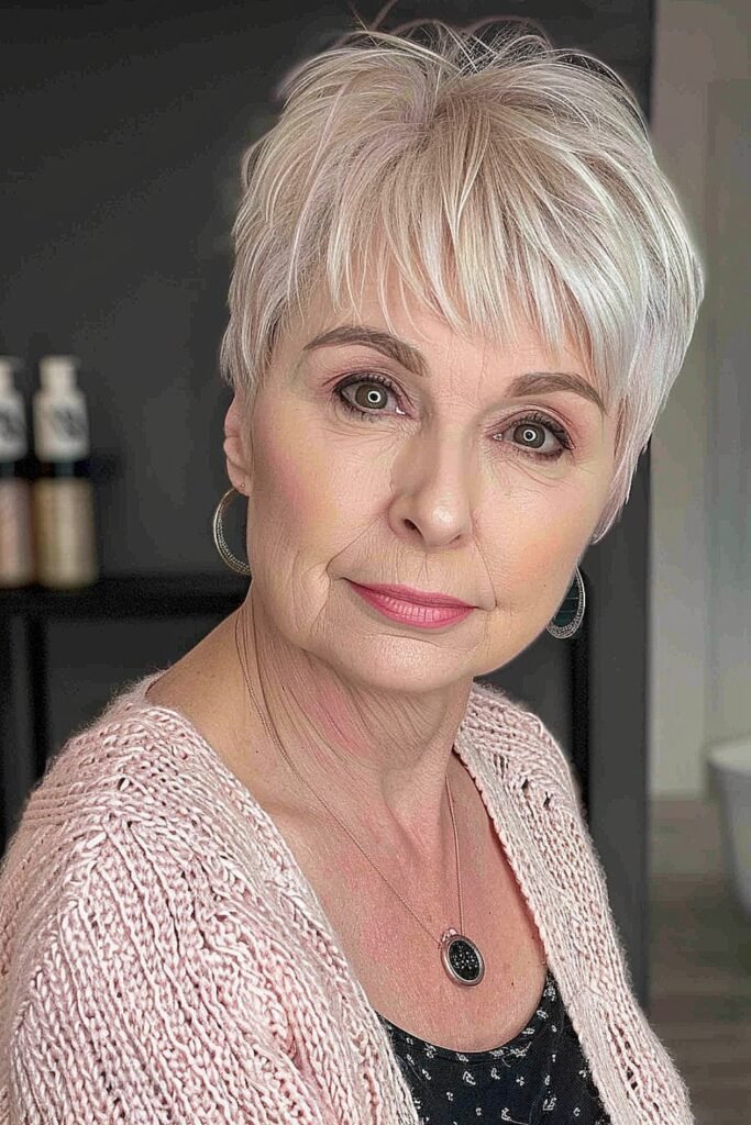 Sophisticated Short Pixie Cut