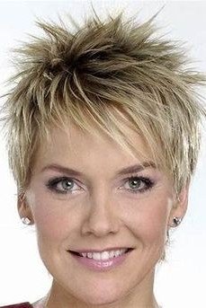 Spiky Blonde Pixie with Textured Volume