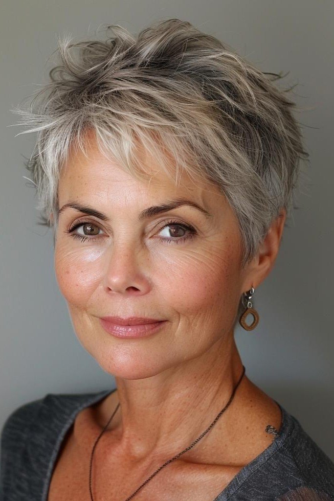 Spiky Messy Pixie Cut with Texturized Layers