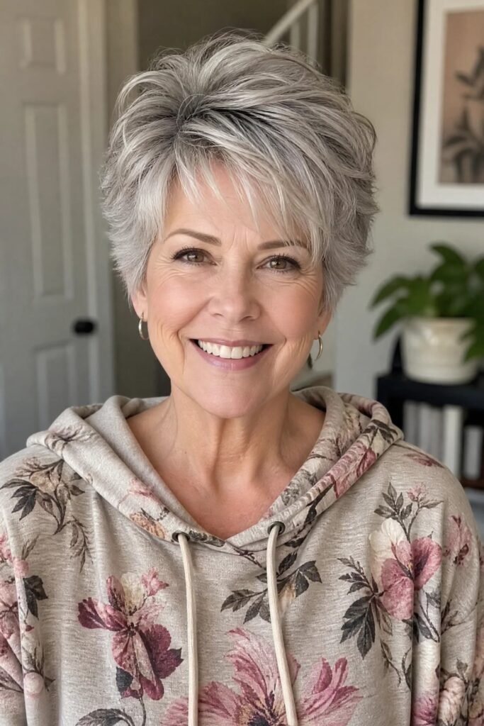 Spiky Textured Pixie Cut