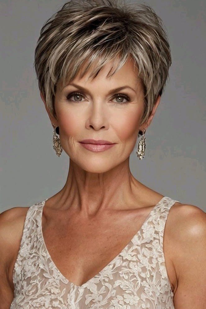Textured Bob with Curtain Bangs