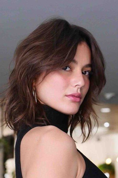Textured Bob with Face-Framing Layers